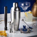 Vonshef 5 Piece Cocktail Set Luxury Manhattan Stainless Steel Shaker Kit Gift Box Accessories - The Happy Tourist LTD