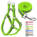 Reflective Dog Harness & Leash  Set