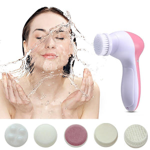 5 in 1 Electric Spin Brush Facial Cleaner