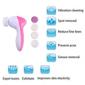 5 in 1 Electric Spin Brush Facial Cleaner